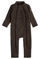 Mikk-Line Uld Dragt - Dark Brown Melange