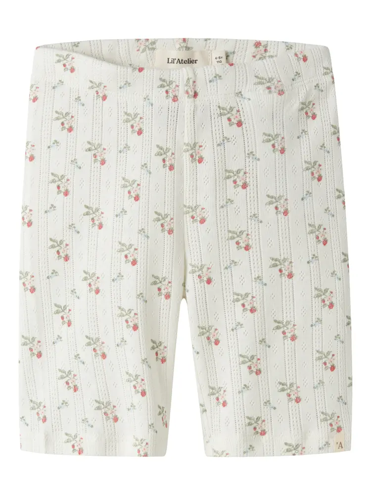 Lil' Atelier Rachello Duna Slim Shorts Coconut Milk 92