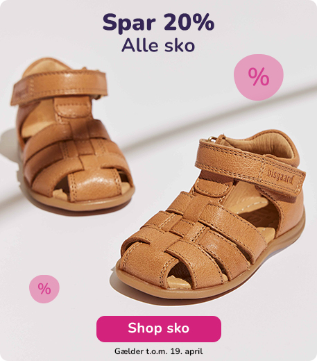 Spar min. 20% på sko