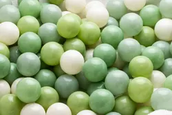 Natur/grøn mix bold sæt med 100 bolde