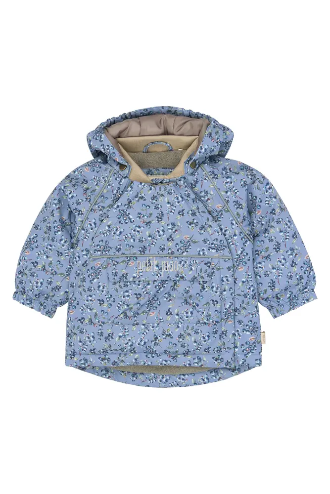 Petit Piao Dard Vinterjakke - Stonewash Blueberry AOP - 92