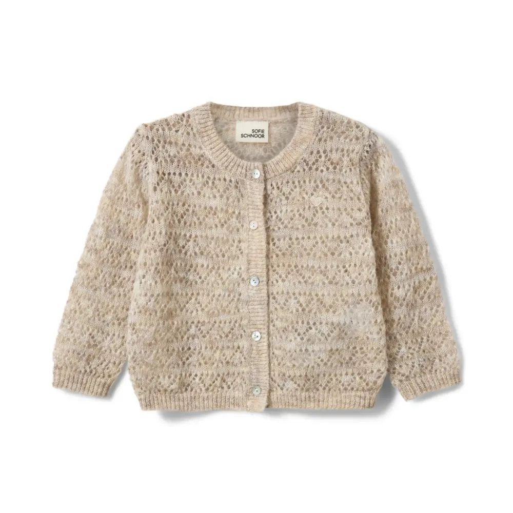 Sofie Schnoor Cardigan - Strik - HennyKB - Beige