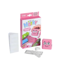 Tøj- og markeringsstempel lyserød billede