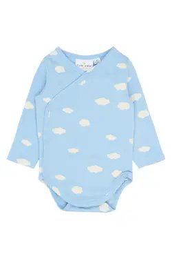 Paco Wrap Body langærmet - POWDERBLUE - 62