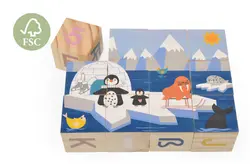 Klodser med Bogstaver - FSC ® - Onesize