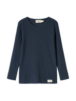 Plain Bluse - Pilot navy