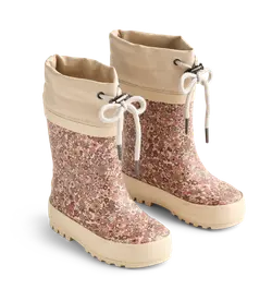 Termostøvle m. print - Rose dust flowers - 23