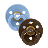 BIBS x Planet Nusa Sut 2pk Str2 Blue Mix