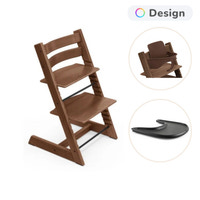 Tripp Trapp Højstol Bøg Inkl. Babysæt Og Tray - Warm Brown