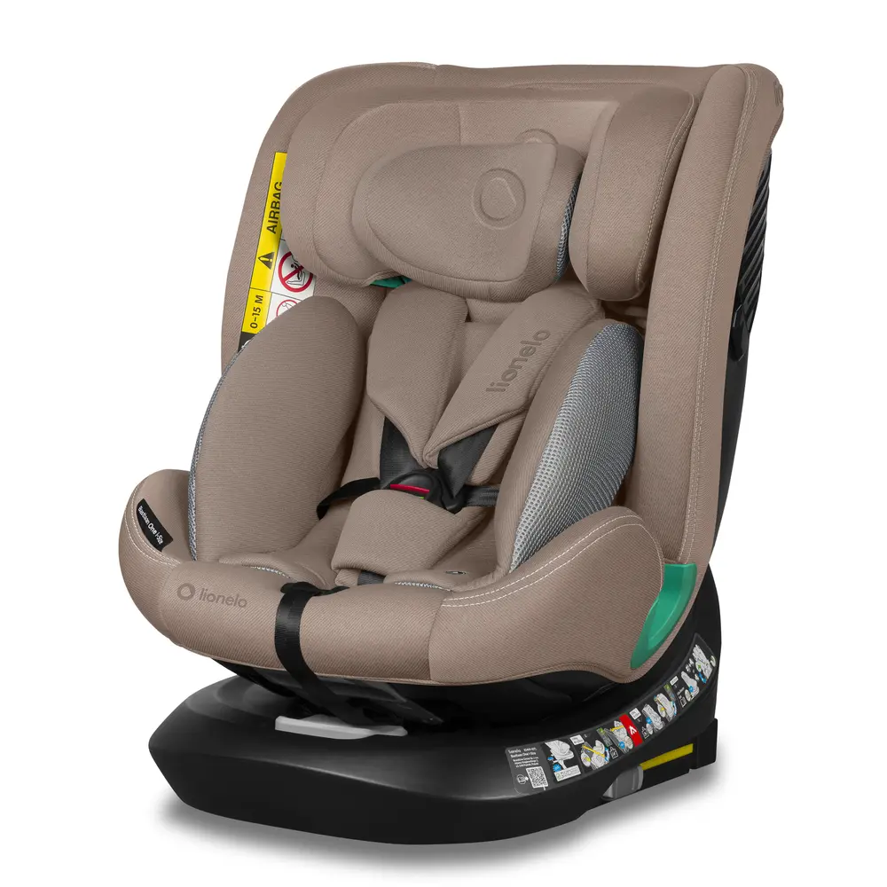 Lionelo Bastiaan One i-Size Autostol Beige Sand