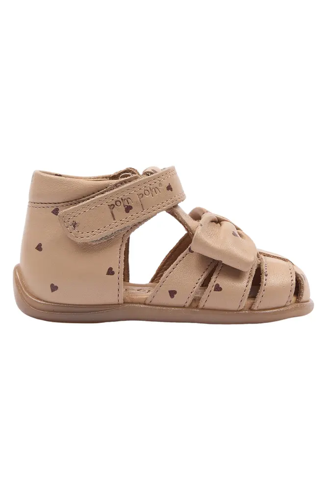 Pompom Pearl Prewalker Sløjfe Sandal Cloud Cream 19