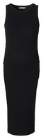 Inaya Rib Kjole - Black