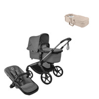 Bugaboo Fox 5 Renew Kombivogn med babynest - Moon Grey/Taupe