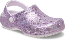 Crocs Classic Chunky Glitter Clog T - Grape Ice
