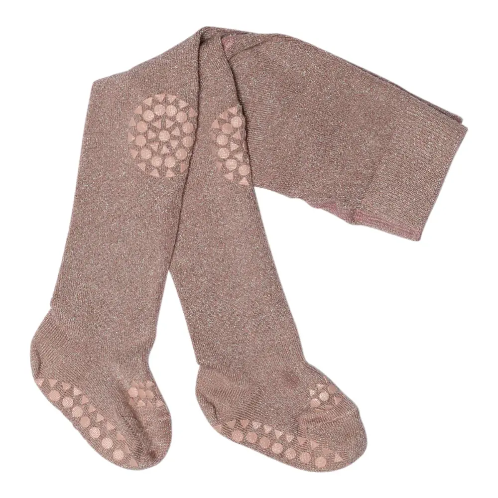 Kravle Strømpebukser - Glitter Bamboo - 188 - 6-12 MDR.