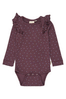 Petit Piao Sonja Langærmet Body - Huckleberry Heart 
