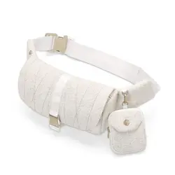 Belt Bag - Bouclé Cream White
