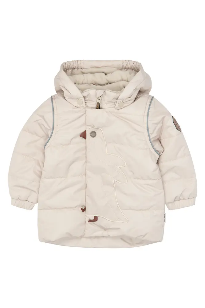 Mikk-Line Puffer Jakke 3D - Oatmeal - 62