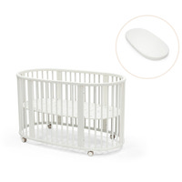 Sleepi V3 inkl. madras - Hvid