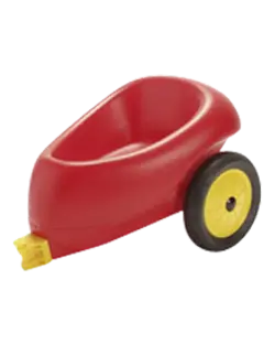 Dantoy - Anhænger Til Scooter - Med Gummihjul - Rød