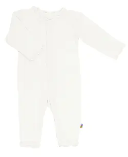 Joha Jumpsuit Råhvid Uld Silke Med Blonder - Str. 70cm (68/74cm)