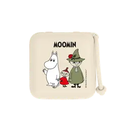 BIBS Accessories Pacifier Box - Sutteboks m. Plads til 3 Sutter - Moomins - Ivory