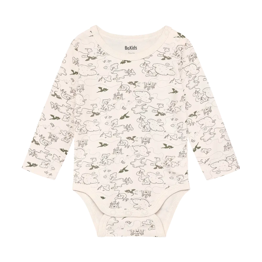 BeKids Langærmet Body - White Sand - 60