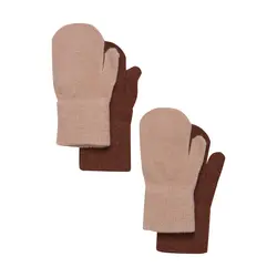 CeLaVi Luffer - Uld/Nylon - 2-pak - Tortoise Shell/Beige