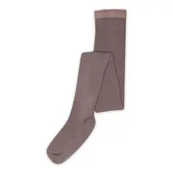 MP Strømpebukser - Uld - Rib - Marley - Dark Purple Dove