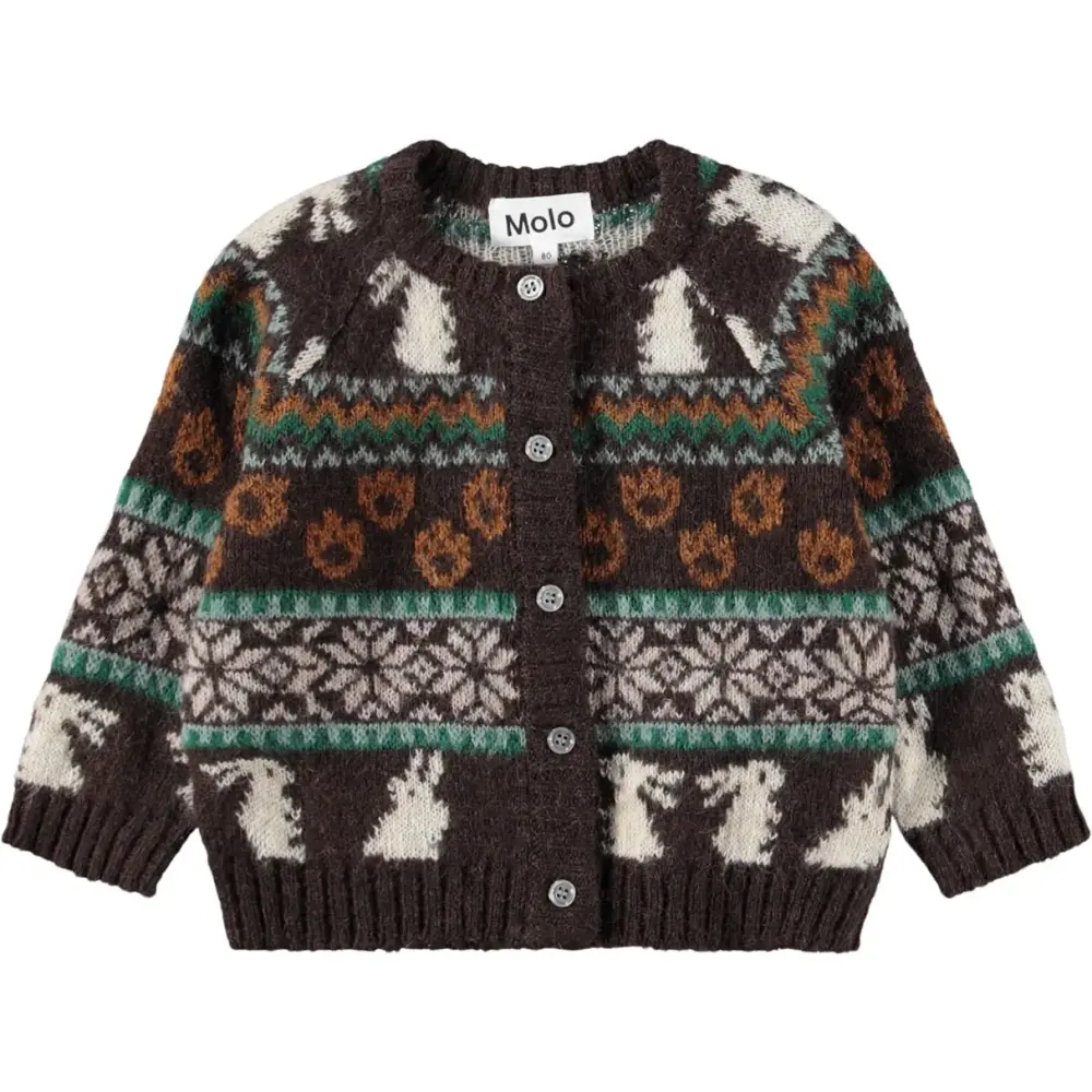 Molo Bobi Cardigan - Mini Fair Isle - 74