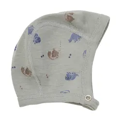 Uld Hue m. Print - Forest Fog - 60