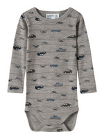 Name It Wang Uld Rib Langærmet Body - Satellite