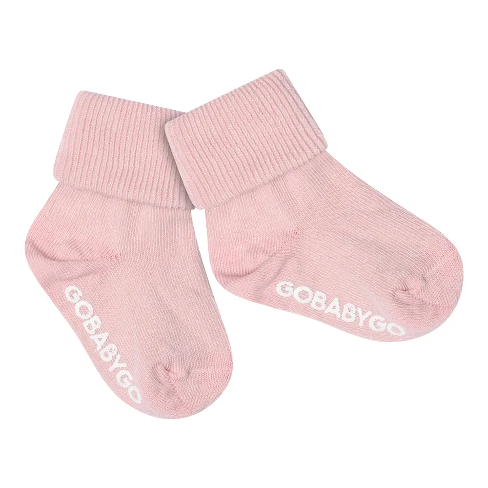 GoBabyGo Strømper - Non-Slip Socks - Soft Pink