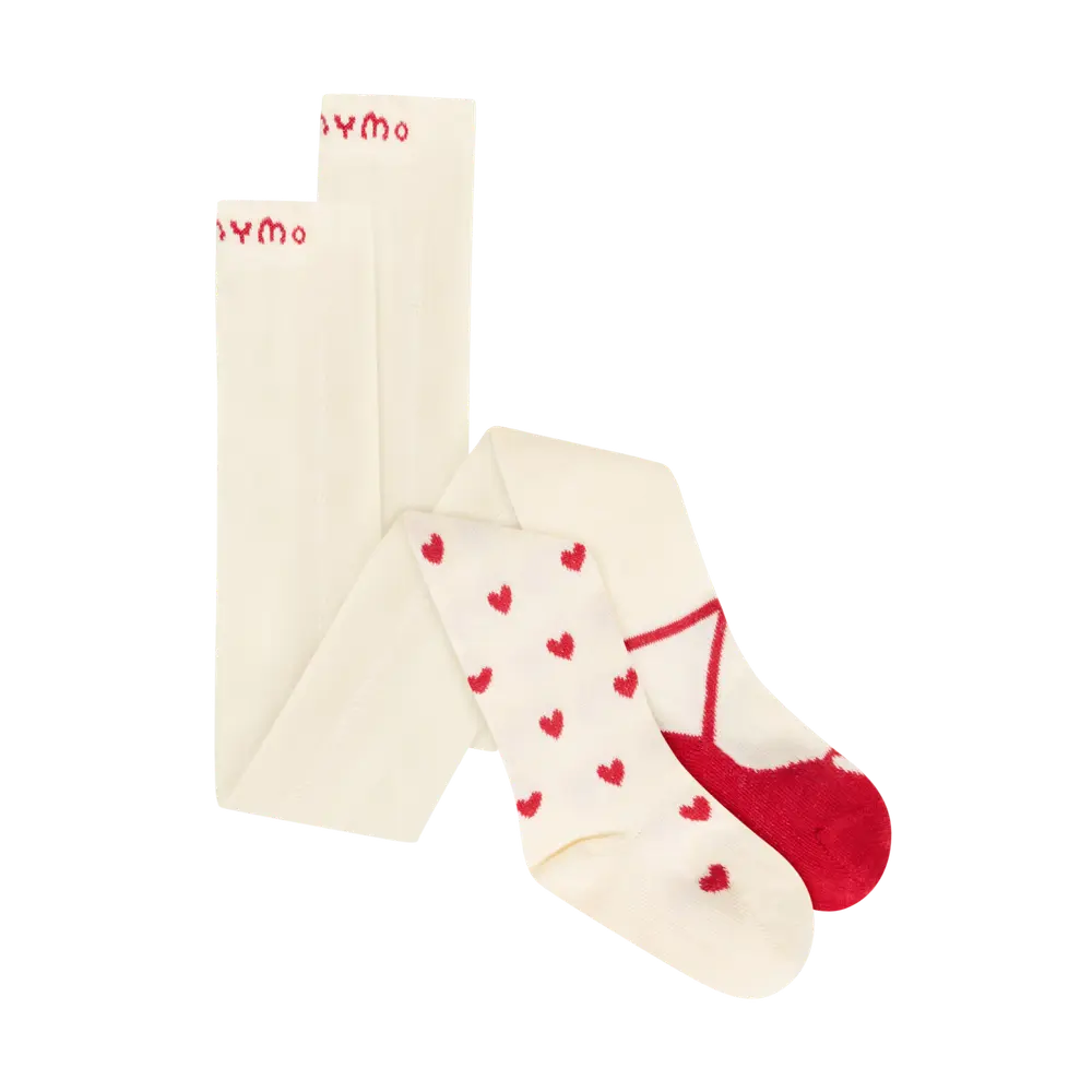Minymo Strømper 2-Pak - Eggnog - 56\62