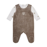 Fixoni Sæt m. Body og Velour Romper - Mountain Trail