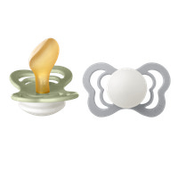 BIBS Sut Couture 2 pk Latex Str 2 - Sage Cloud, Nat