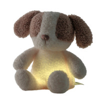 Nattou Natlampe - Mini Hund Vanilla