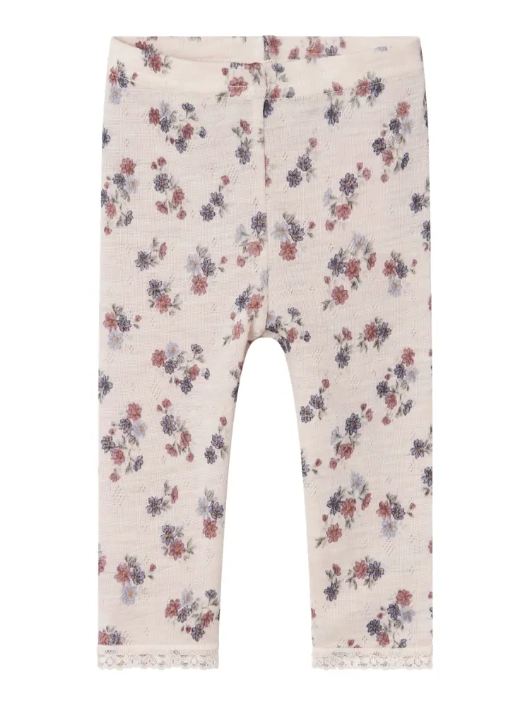 Name It Wang Uld Leggings - Lilac Ash - 56 billede