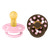 Studio Colour 2pk Polka Latex Str2 Baby Pink/Mocha