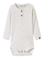 Lil' Atelier Gago Kip Langærmet Slim Body - Coconut Milk