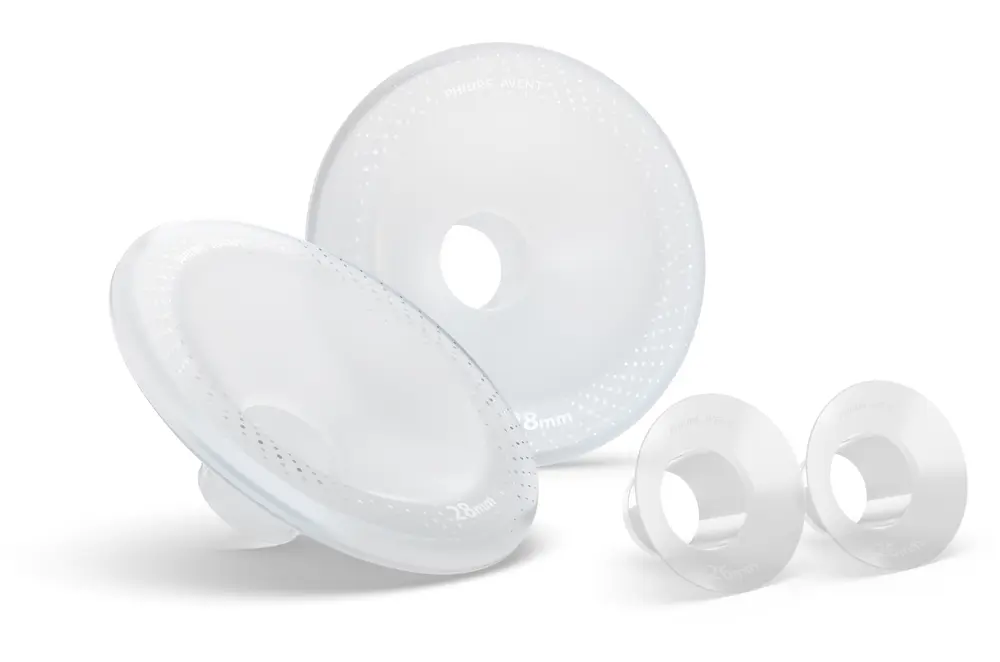 product-26 mm og 28 mm brystskjoldindsatser, håndfri.