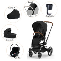 Priam pakke - sepia black/chrome brown PLUS