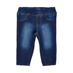 Minymo Drenge Jeans i økologisk bomuld - Dark Blue Denim - 62