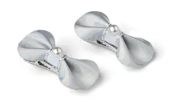 2 pak hårspænde - SØLV - ONE-SIZE