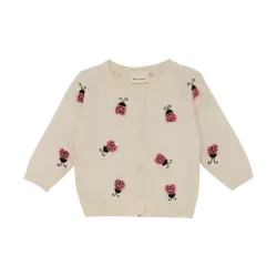 Strikket Cardigan - White Swan - 92