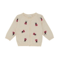 Strikket Cardigan - White Swan