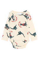 Holiday Rib Body Langærmet - GARDENIAD