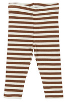 Fro Rib Leggings - Toffee striped