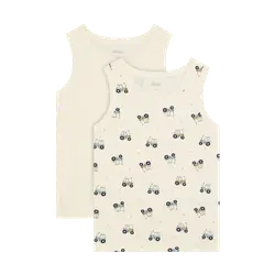 Undertrøje - 2 pak - Faded Denim - 110