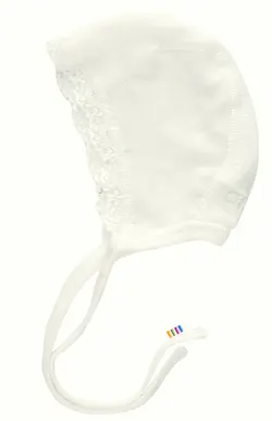 Joha Hjelm - Uld/Silke - Creme m. Hulmønster